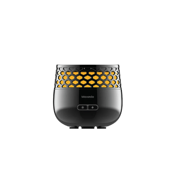 Moxedo Electric Incense Burner Portable Aroma Diffuser with 7 Colors LED Lights ( Black)