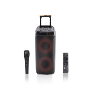 AFRA Trolley Speaker, 60 Watts, 6.5kg, Black, 4000Ma Battery, Dual Speakers, True Wireless Stereo, AF-60TSBK, 2 Years Warranty