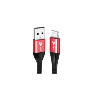 SKA 2M USB-A to Lightning Cable | MFi Certified for iPhone & iPad | 18W Fast Charge & 480Mbps Data Transfer | Kevlar Braided for Maximum Durability - Black