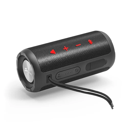 SKA Portable Bluetooth Speaker - Deep Bass, High-Quality Sound, Compact & Sleek Design, IPX7 Waterproof, 10H Playtime (Black) - AS4010