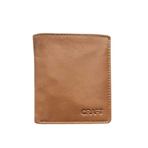 Leather Mens Craft Wallet With Folding Card Holder Button Type Multicolor -4024