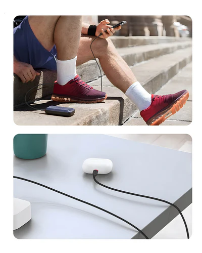 ENERGY LINE-III SILICONE USB-C TO USB-C CABLE Black