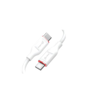ENERGY LINE-III SILICONE USB-C TO USB-C CABLE White
