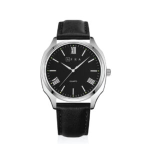 AFRA Ryder Casual Gentleman’s Watch, Silver Stainless Steel Case, Water Resistant 30m