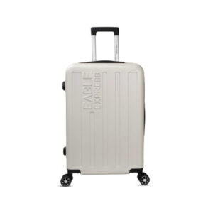 EAGLE EXPRESS Venture Stylish Checked Trolley Bag | White