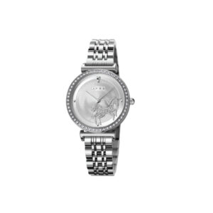 AFRA Keren Lady’s Watch, Silver Metal Alloy Case, Silver Bracelet Strap, Water Resistant 30m, MODEL:AF21001, 1-Year Warranty