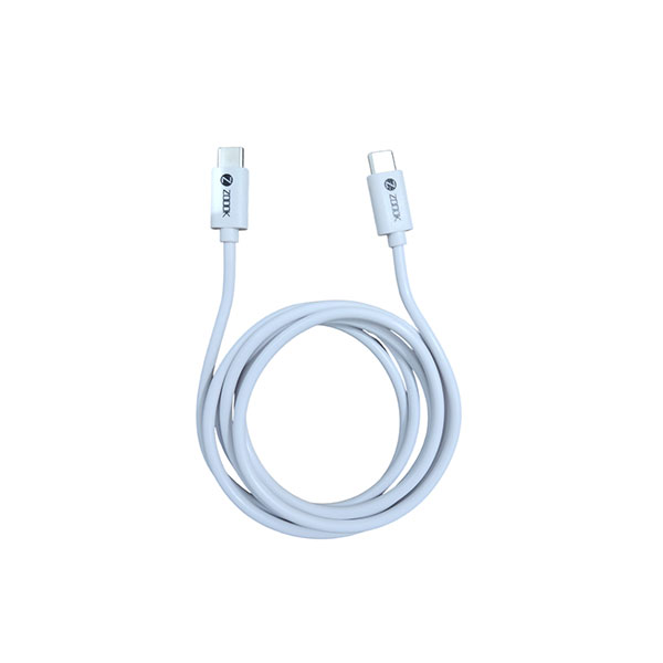 Zoook USB-C to USB-C 65W fast charging cable – Type-C Power Delivery charging and data sync cable for laptops, tablets, and smartphones
